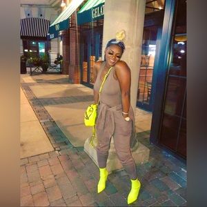 Daffy Neon Yellow Steve Madden Booties